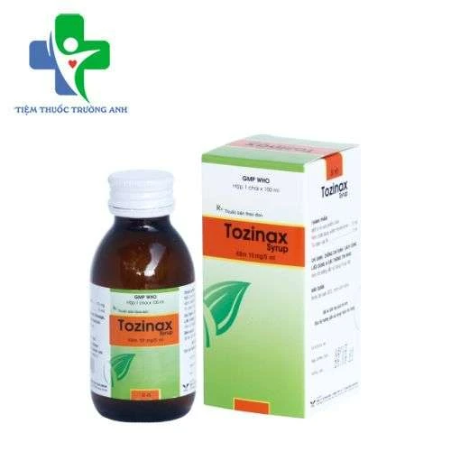 Tozinax syrup 10mg/5ml 100ml Bidiphar - Hỗ trợ điều trị cho người đang bị thiếu kém