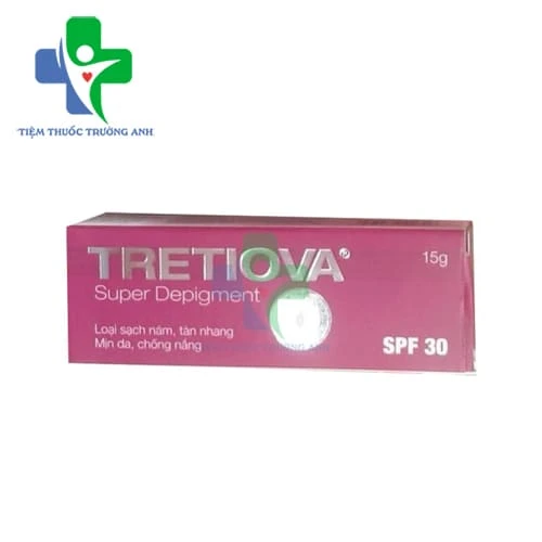 Tretiova 15g - Kem hỗ trợ điều trị các vấn đề về sắc tố da