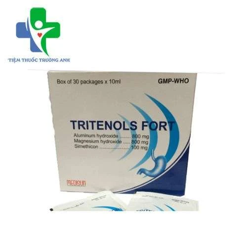 Tritenols Fort Medisun - Điều trị viêm dạ dày cấp tính