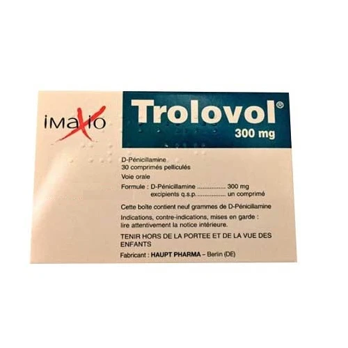 Trolovol 300mg - Thuốc giải độc kim loại hiệu quả