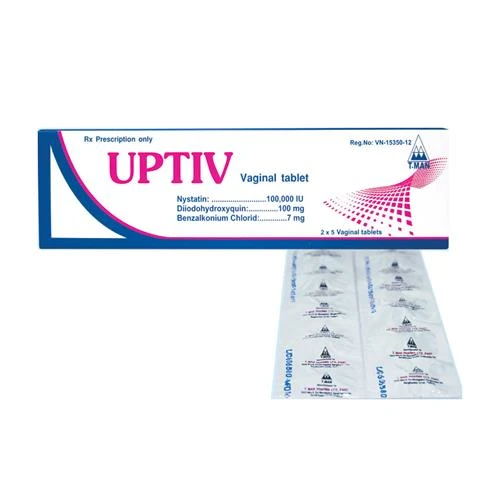 UPTIV - Viên đặt phụ khoa trị viêm nấm âm đạo