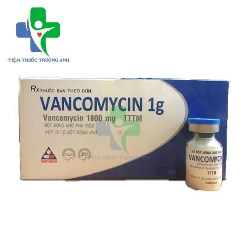 Vancomycin 1000 A.T - Thuốc điều trị nhiễm khuẩn