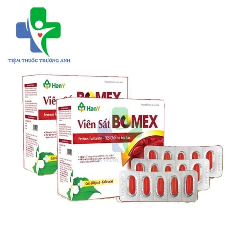 Viên Sắt Bomex Santex - Giúp bổ sung sắt và acid folic cho cơ thể