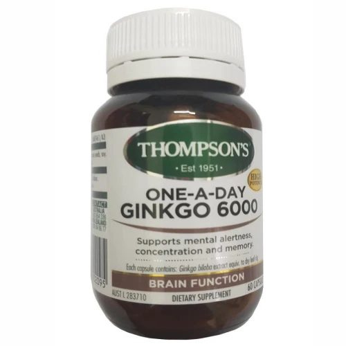 Thompson's One A Day Ginkgo 6000mg - Tăng cường trí nhớ
