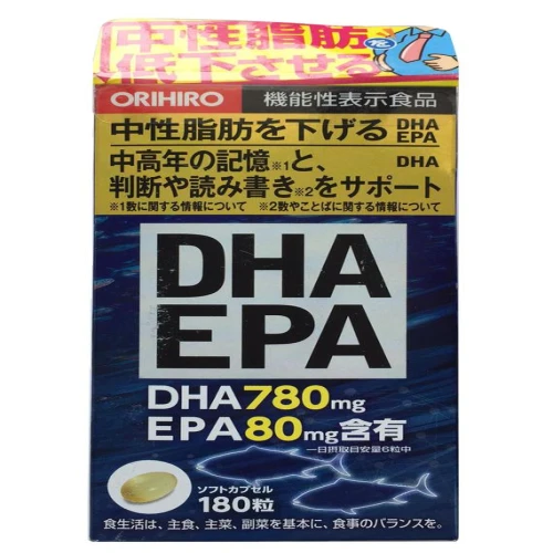 Thuốc DHA EPA Orihiro Nhật Bản 180 Viên
