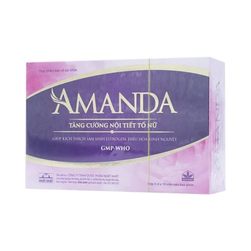 Viên Uống Tăng Cường Nội Tiết Tố Nữ Amanda 30 Viên