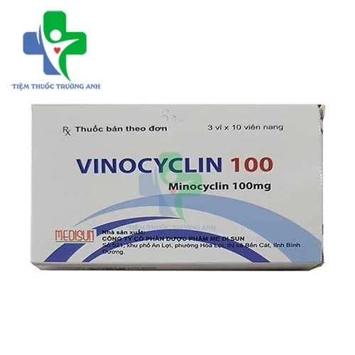 Vinocyclin 100 - Thuốc điều trị bệnh nhiễm trùng