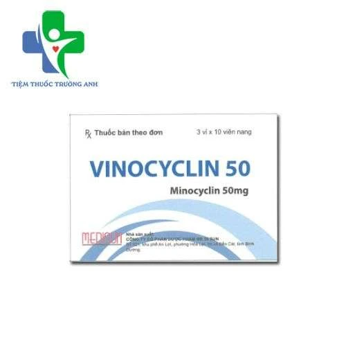 Vinocyclin 50 Medisun - Điều trị nhiễm khuẩn hiệu quả
