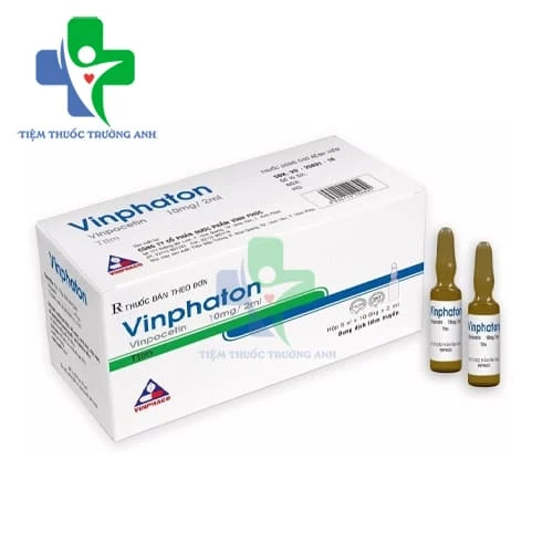 Vinphaton 10mg/2ml - Thuốc điều trị rối loạn tuần hoàn máu não hiệu quả