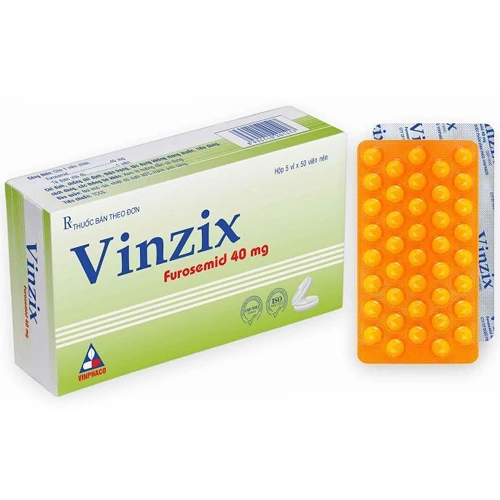 Vinzix Tab.40mg - Thuốc lợi tiểu hiệu quả