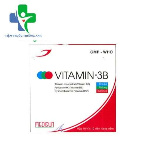 Vitamin 3B Medisun - Điều trị thiếu máu do thiếu vitamin