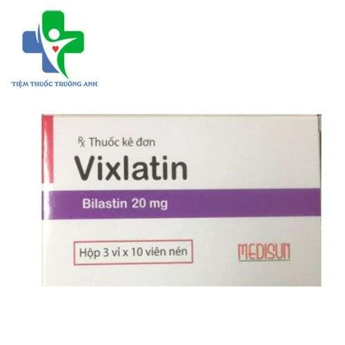 Vixlatin Medisun - Điều trị cho những triệu chứng viêm mũi dị ứng