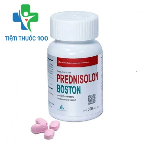 Prednisolone 5mg Boston - Thuốc điều trị viêm khớp dạng thấp 