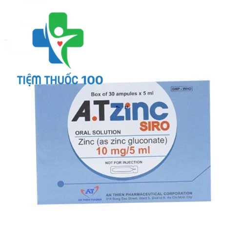 Atizinc siro - Hỗ trợ  bổ sung kẽm hiệu quả của An Thiên