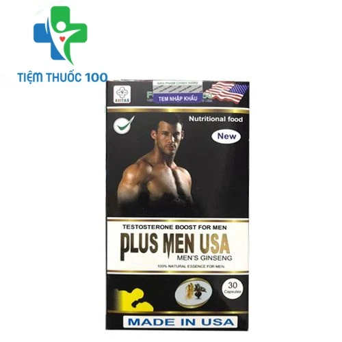 Plus Men USA - Hỗ trợ tăng cường sinh lý nam của Mỹ