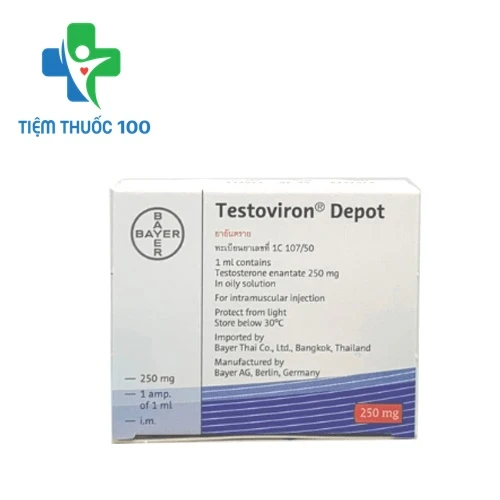 Testoviron Depot - Thuốc điều trị thiếu hormone testosterone hiệu quả của Đức