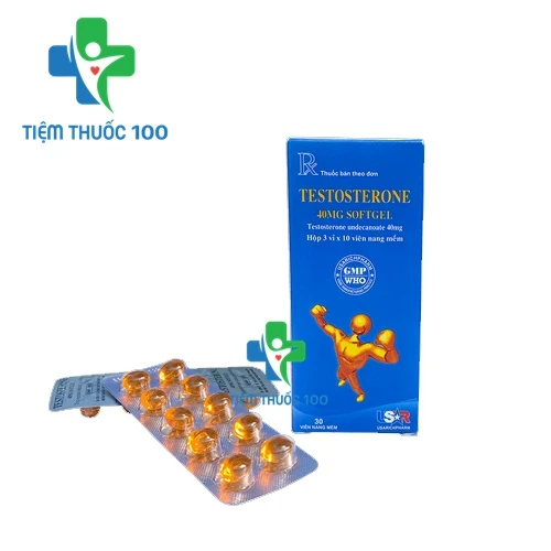 Testosterone 40mg Softgel - Thuốc bổ sung hormone testosterone