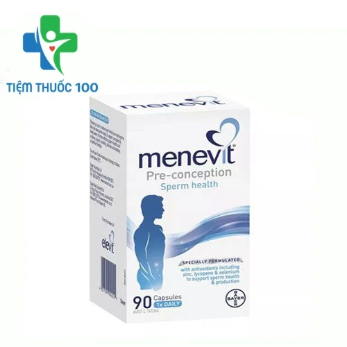 Menevit 90 viên - Hỗ trợ tăng cường chất lượng tinh trùng hiệu quả