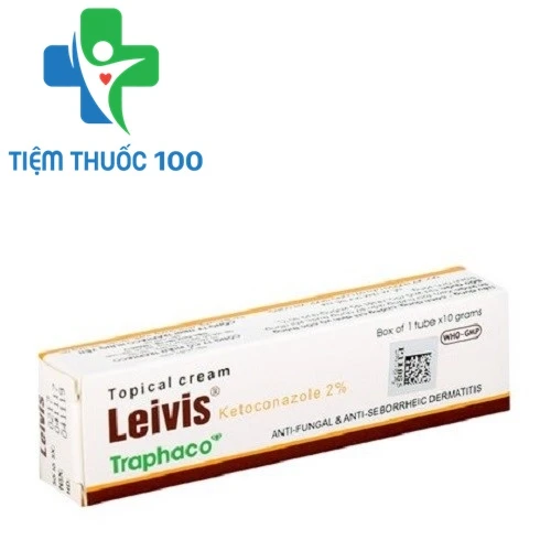 Leivis Cream 10g - Thuốc điều trị các vi nấm ngoài da của Traphaco