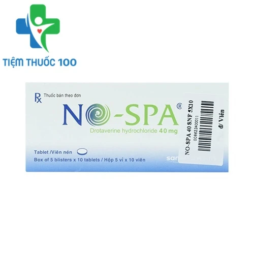 No-spa Tab.40mg - Thuốc điều trị các bệnh đường tiêu hóa của Hungary