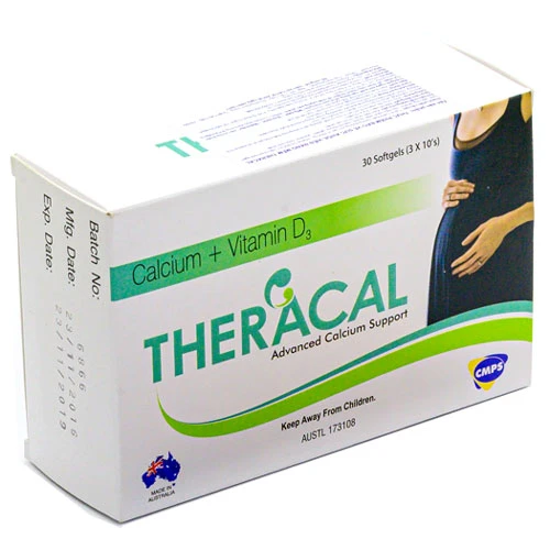 Theracal - Giúp bổ sung canxi và vitamin D của Úc