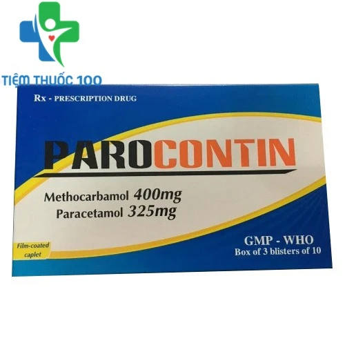 Parocontin Tipharco - Thuốc giảm đau hiệu quả