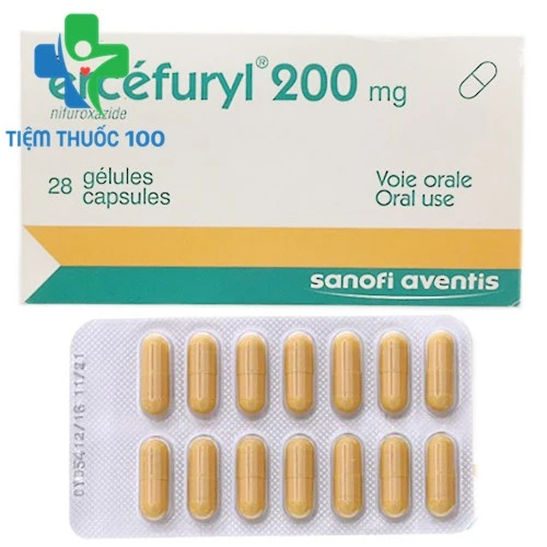 Ecerfuryl 200mg - Thuốc điều trị tiêu chảy hiệu quả của Pháp