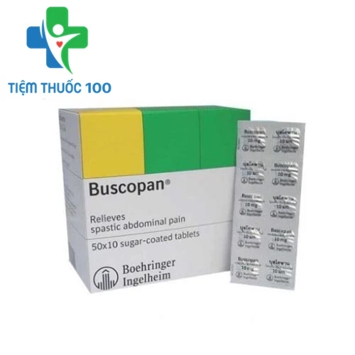 Buscopan film Tab.10mg - Thuốc điều trị co thắt đường tiêu hóa của Đức