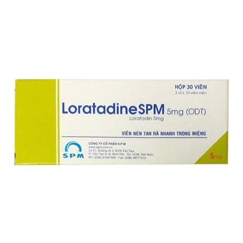 LoratadineSPM 5mg - Thuốc điều trị dị ứng hiệu quả