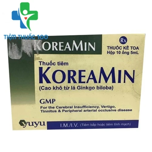 Koreamin - Thuốc điều trị suy giảm chức năng não của Hàn Quốc 