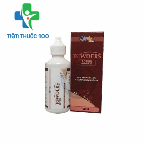Towders Lotion 60ml - Thuốc điều trị da chốc lở, viêm nhiễm, nấm ngứa