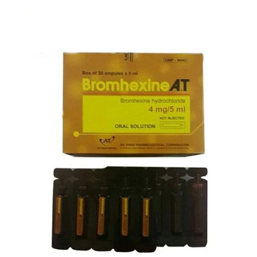 Bromhexine A.T ống - Thuốc điều trị nhiễm khuẩn đường hô hấp hiệu quả
