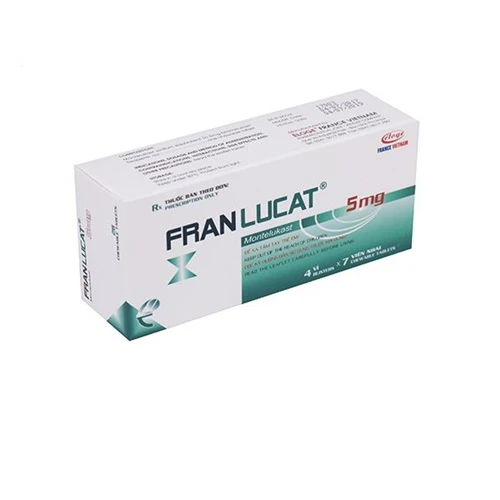 Franlucat 5mg - Thuốc điều trị hen phế quản của Éloge France
