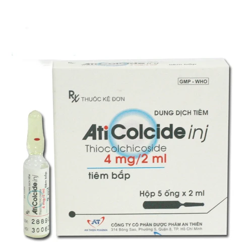 Aticolcide Inj - Thuốc điều trị cơn co thắt, giảm đau của An Thiên