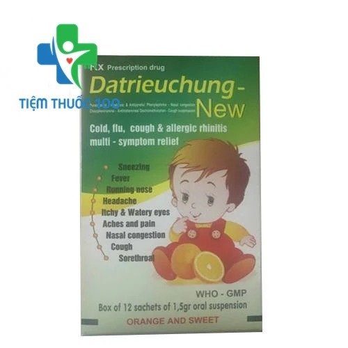 Datrieuchung New gói Pharbaco -  Thuốc trị ho, cảm cúm 
