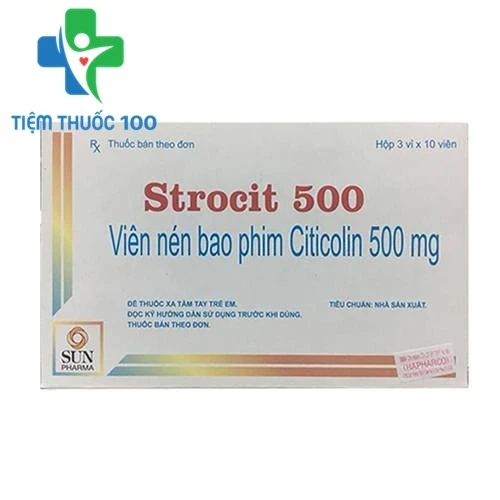 Strocit 500mg - Thuốc trị bệnh não cấp và mạn tính của Ấn Độ