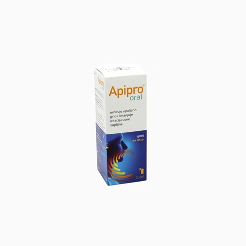 Apipro oral - Hỗ trợ điều trị đau rát họng của Apipharma