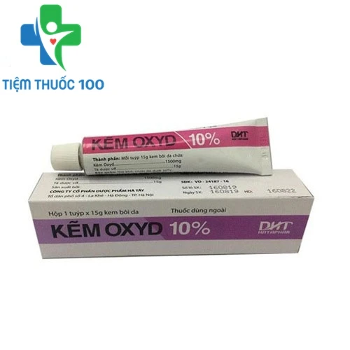 Kẽm Oxyd 10% DHT 15g - Thuốc điều trị viêm da, chàm hiệu quả