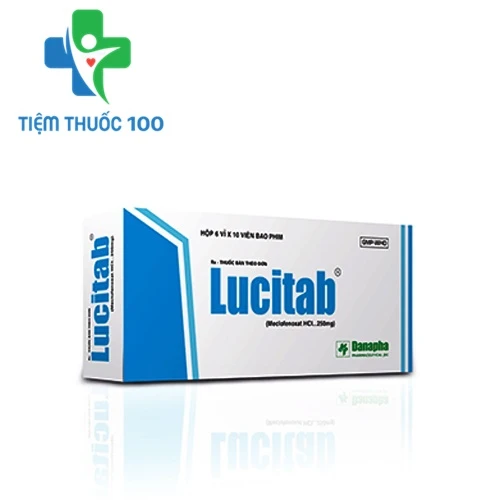 Lucitab 250mg - Thuốc điều trị các bệnh lý liên quan đến não bộ hiệu quả
