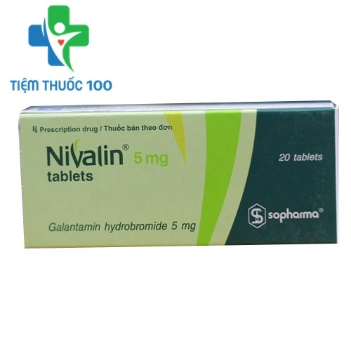 Nivalin 5mg (viên) - Thuốc điều trị bệnh sa sút trí tuệ, thần kinh ngoại vi