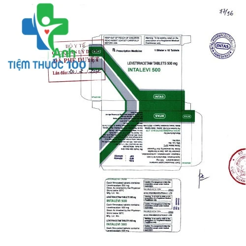 Intalevi 500 - Thuốc điều trị động kinh hiệu quả