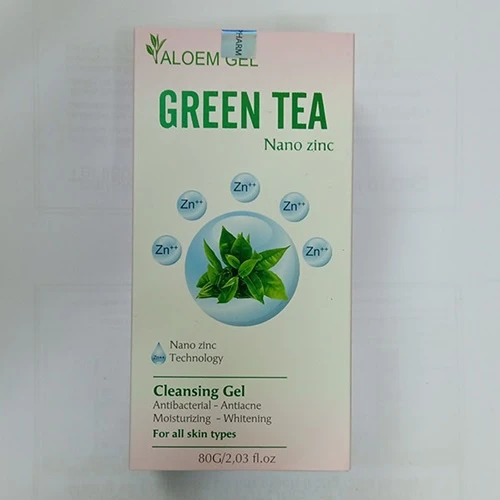 GREEN TEA nano zinc - Sữa rửa mặt làm sạch da, ngừa mụn hiệu quả
