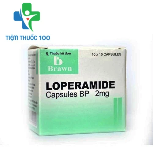 Loperamid 2mg Brawn - Thuốc điều trị tiêu chảy của Ấn Độ