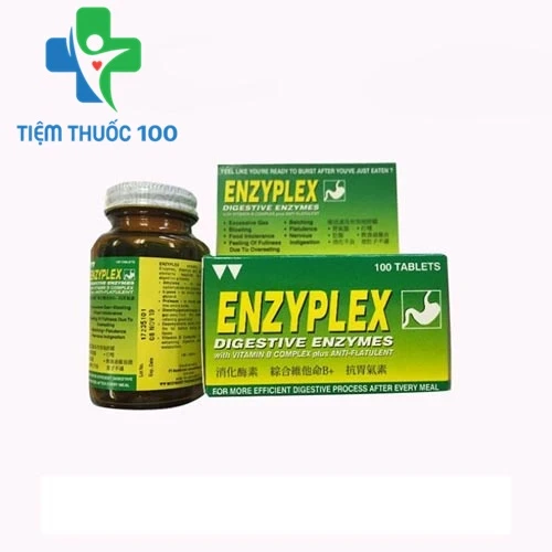 Enzyplex Tab - Thuốc điều trị đầy hơi, khó tiêu, rối loạn tiêu hóa