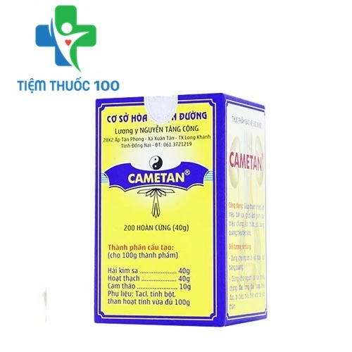 Cametan - Hỗ trợ điều trị sỏi thận, sỏi mật hiệu quả