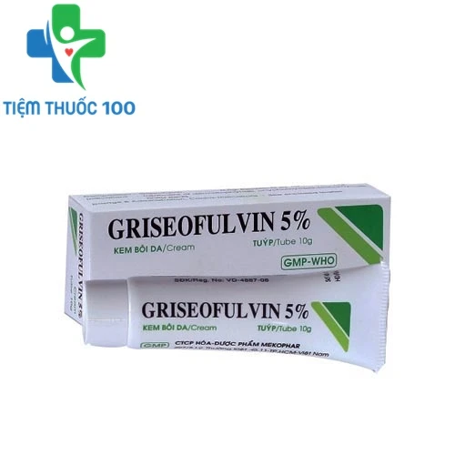Griseofulvin 5% 10g - Thuốc điều trị nấm ngoài da hiệu quả của Mekophar