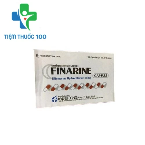Finarine 2.5mg - Thuốc giảm đau co thắt nội tạng hiệu quả của Hàn Quốc
