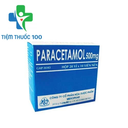 Paracetamol 500mg N.An - Thuốc giảm đau, hạ sốt hiệu quả  