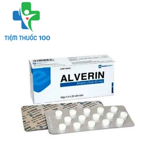 Alverin-Euvi - Thuốc chống co thắt cơ trơn hiệu quả của Euvipharm