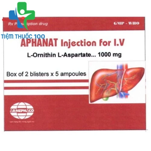 Aphanat 1g/5ml - Thuốc điều trị viêm gan, xơ gan hiệu quả của Armephaco
